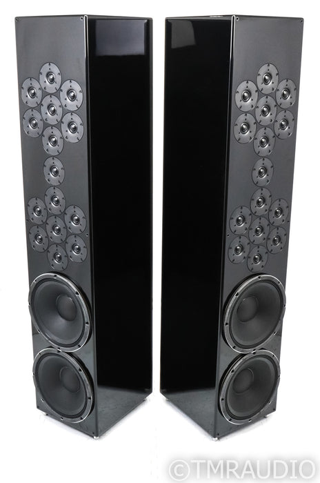 Tekton Moab Floorstanding Speakers; Black Gloss Pair; Eric Alexander Customs