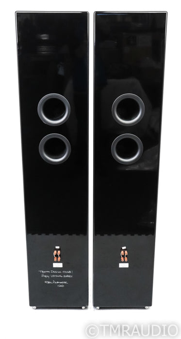 Tekton Moab Floorstanding Speakers; Black Gloss Pair; Eric Alexander Customs