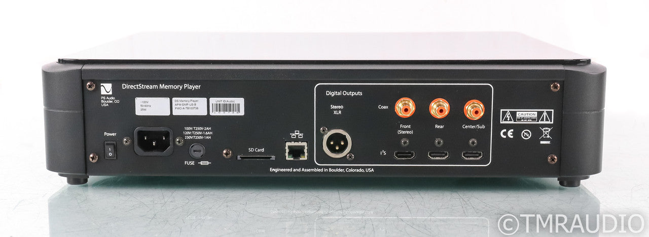 PS Audio DirectStream Memory Player SACD / CD Transport; DMP; Black (Used)