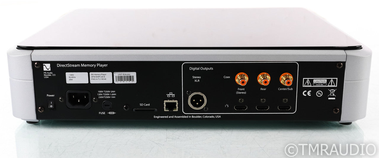 PS Audio DirectStream Memory Player CD / SACD Transport; Silver; Remote