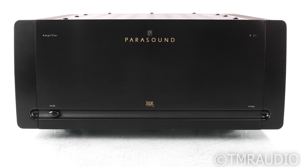 Parasound A21 Stereo Power Amplifier; A-21; Black; A-21; Black