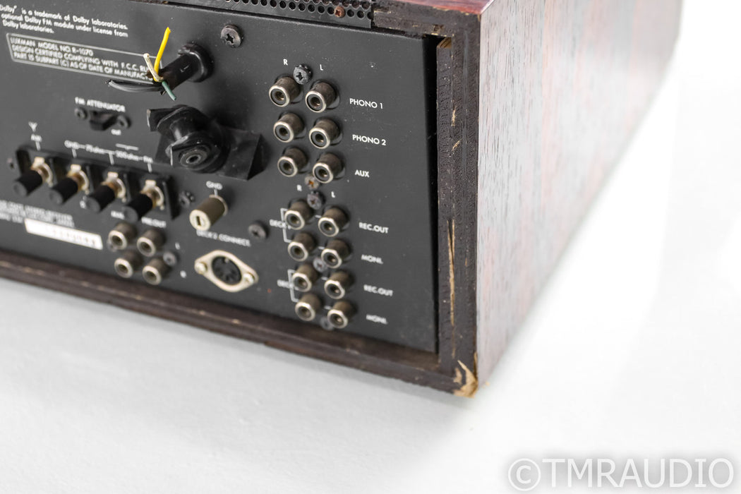 Luxman R-1070 Vintage FM / AM Stereo Receiver; R1070; AS-IS (Bad Output)