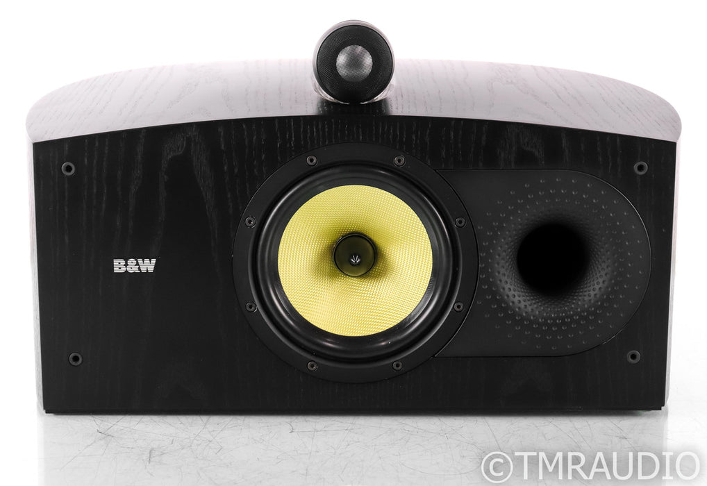 B&W Nautilus HTM2 Center Channel Speaker; HTM-2; Single; Black Ash
