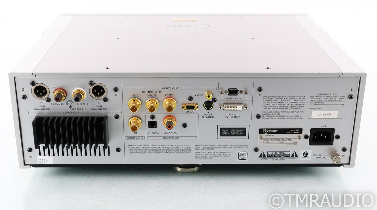 Esoteric UX-3 Special Edition CD / DVD / SACD Player; UX3; Remote