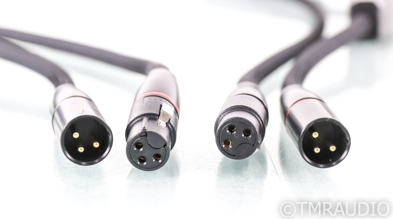 Transparent RBL1 Reference XLR Cables; 1m Pair Balanced Interconnects; HI Z
