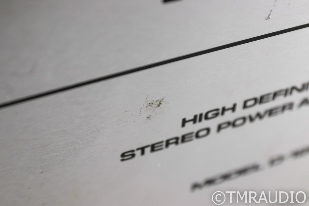 Audio Research D-120 Vintage Stereo Power Amplifier; D120; Silver; 19" Faceplate