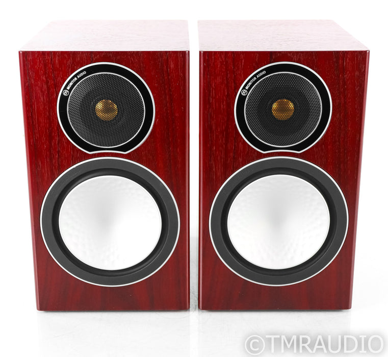 Monitor Audio Silver 1 Bookshelf Speakers; Rosewood Pair; Rosewood Pair