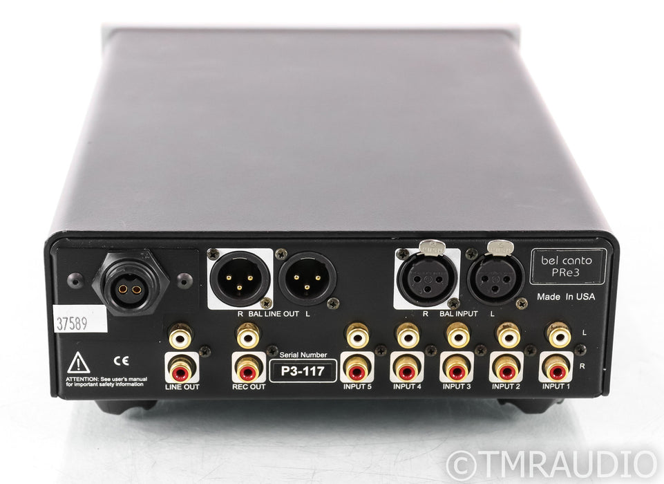 Bel Canto e.One PRe3 Stereo Preamplifier; (No Power Supply); (No Power Supply)
