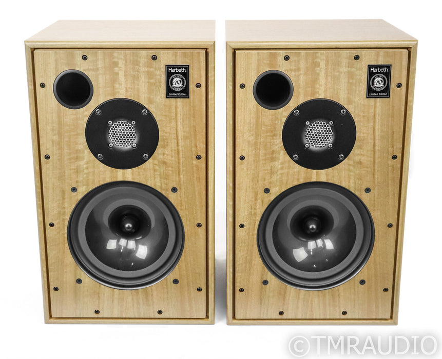 Harbeth 30.2 40th Anniversary Bookshelf Speakers; Silver Eucalyptus Pair