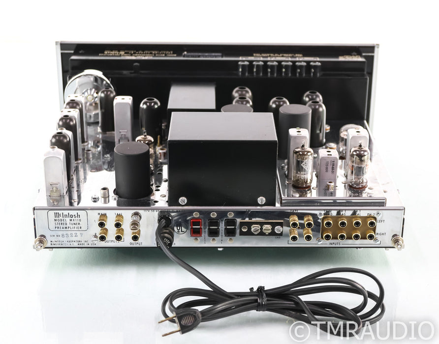 McIntosh MX110 Vintage Stereo Tube Preamplifier / Tuner; MX-110