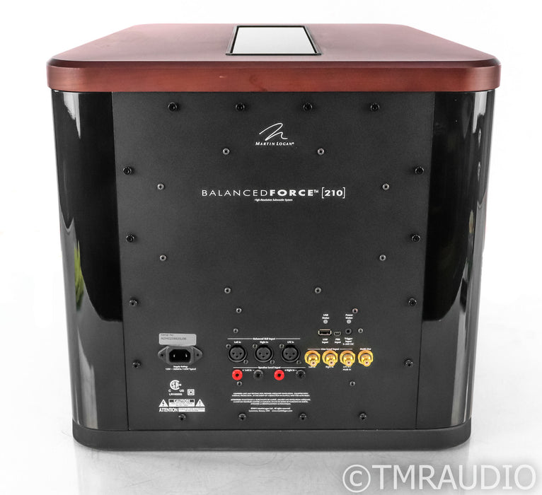 Martin Logan Balanced Force 210 Dual 10" Powered Subwoofer; Dark Cherry