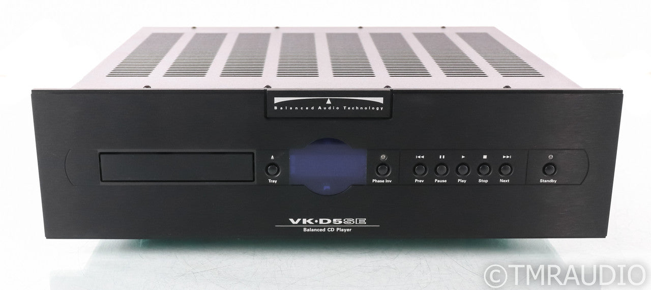 Balanced Audio Technology VK-D5SE Tube CD Player; Remote; Black; VKD5SE; BAT; Remote; Black; VKD5SE; BAT