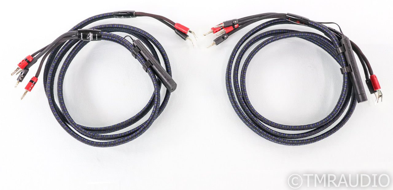 AudioQuest Gibraltar Bi-Wire Speaker Cables; 8ft Pair; 72v DBS