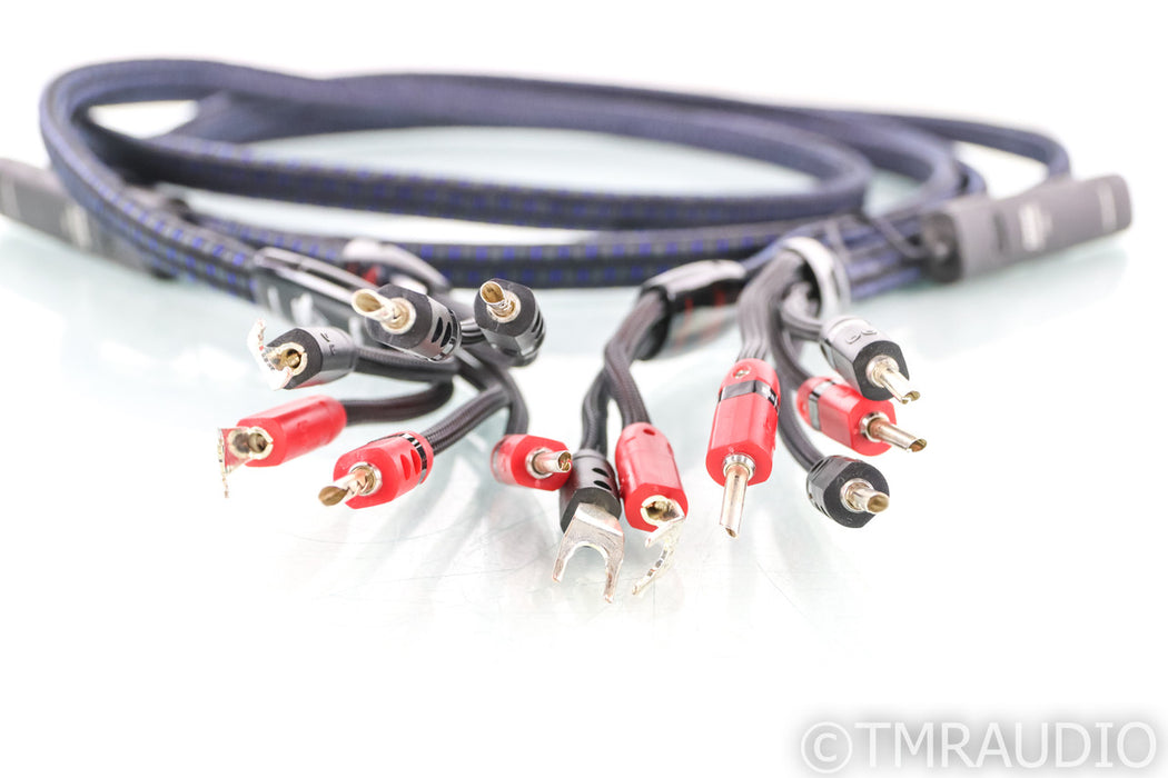 AudioQuest Gibraltar Bi-Wire Speaker Cables; 8ft Pair; 72v DBS