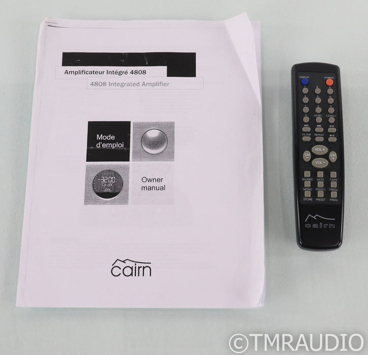 Cairn 4808A Stereo Integrated Amplifier; Silver; Remote; Silver; Remote