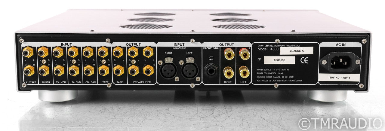 Cairn 4808A Stereo Integrated Amplifier; Silver; Remote; Silver; Remote