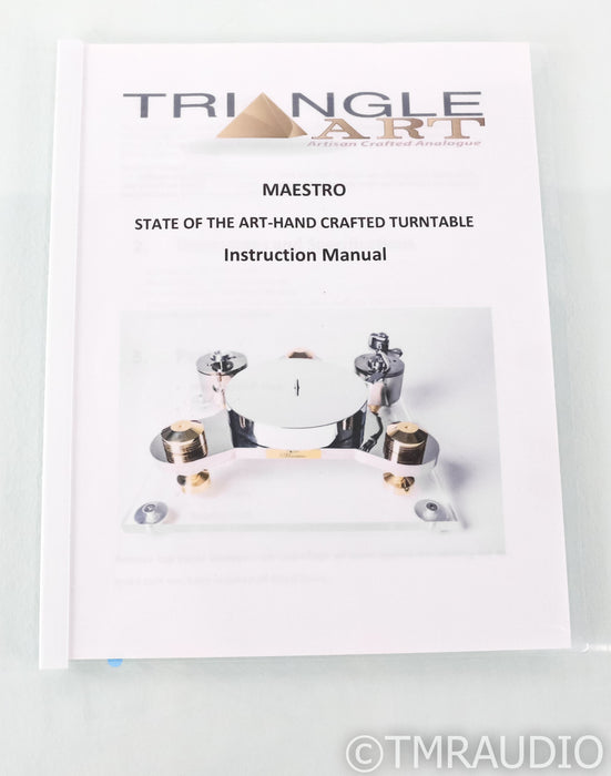 Triangle Art Maestro Belt-Drive Turntable; Crystal Digital Controller