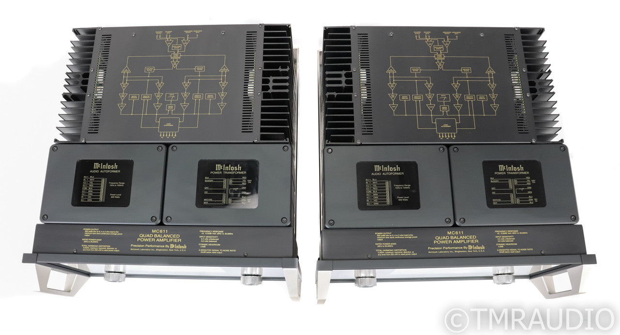McIntosh MC611 Mono Power Amplifier; Pair; MC-611