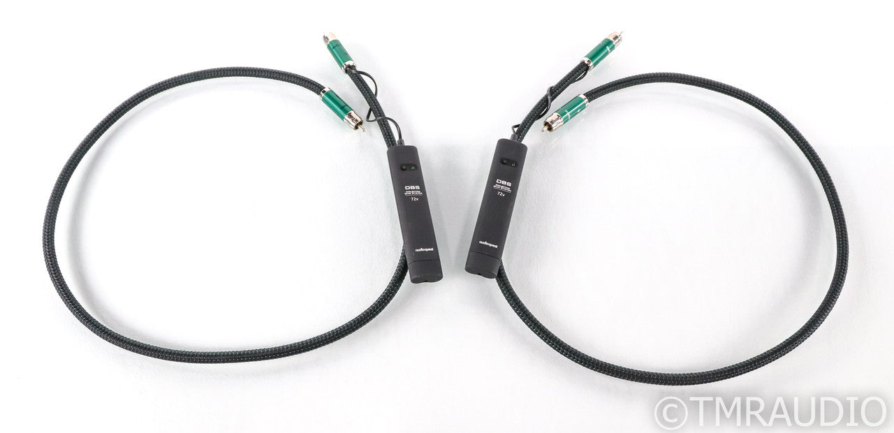 AudioQuest Columbia RCA Cables; 1m Pair Interconnects; 72v DBS