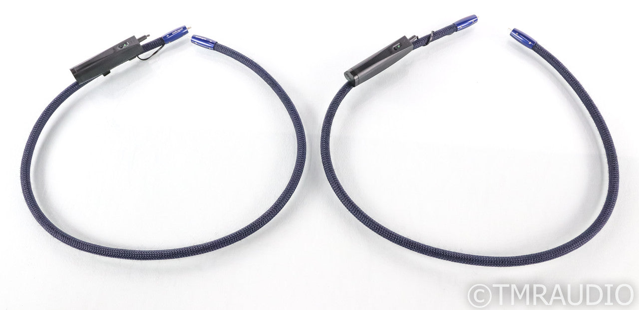 AudioQuest Water RCA Cables; 1m Pair Interconnects; 72v DBS
