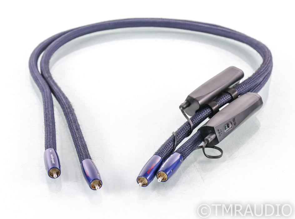 AudioQuest Water RCA Cables; 1m Pair Interconnects; 72v DBS