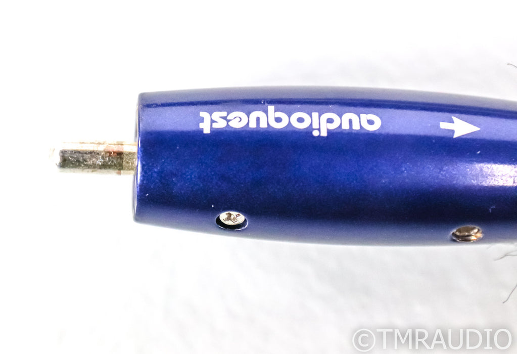 AudioQuest Water RCA Cables; 1m Pair Interconnects; 72v DBS