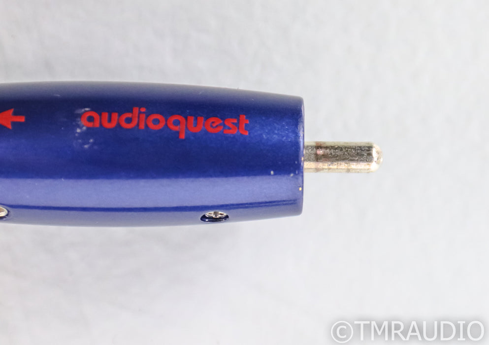 AudioQuest Water RCA Cables; 1m Pair Interconnects; 72v DBS