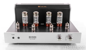 Jolida Audio JD302BRC Stereo Tube Integrated Amplifier; Silver; Remote; Silver; Remote