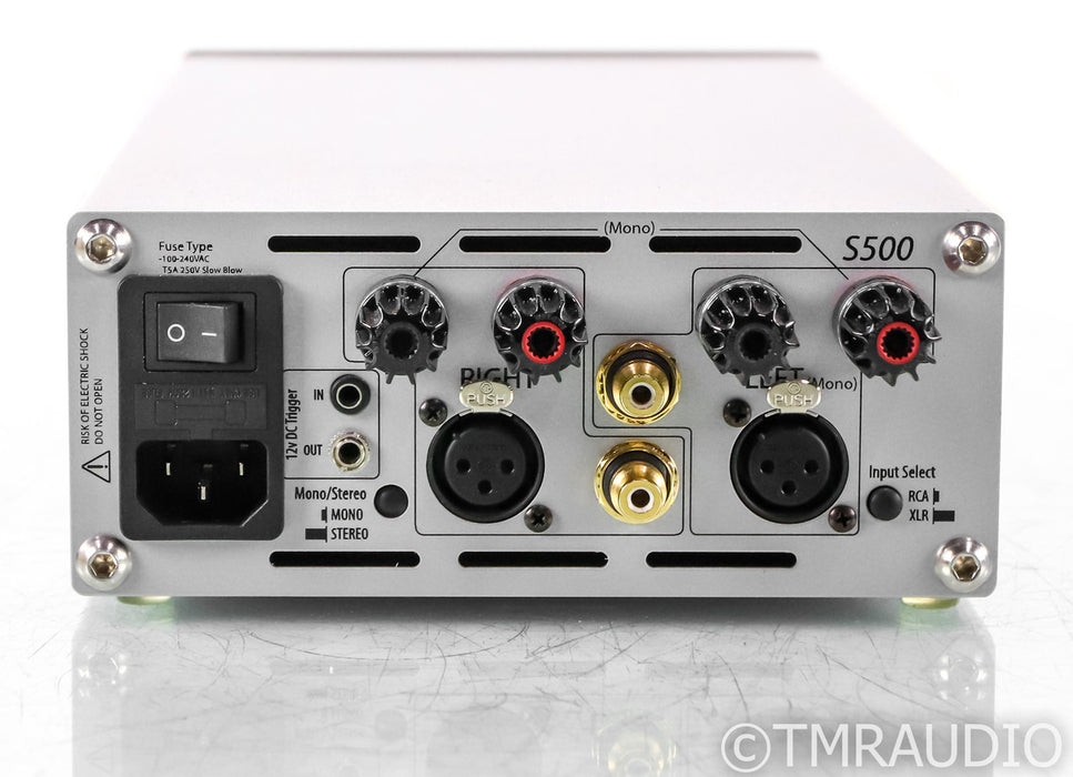 Red Dragon Audio S500 Stereo Power Amplifier; S-500; Silver