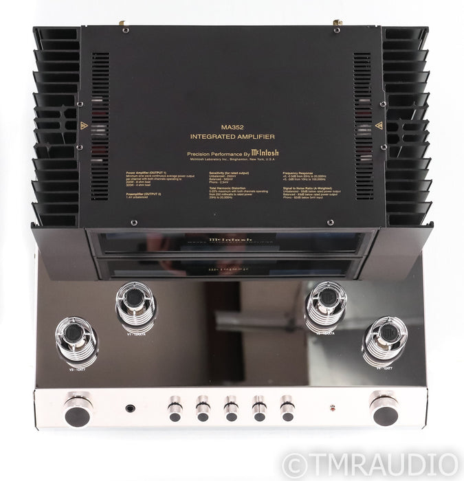 McIntosh MA352 Stereo Tube Hybrid Integrated Amplifier; MA-352; MM Phono; Remote; MA-352; MM Phono; Remote