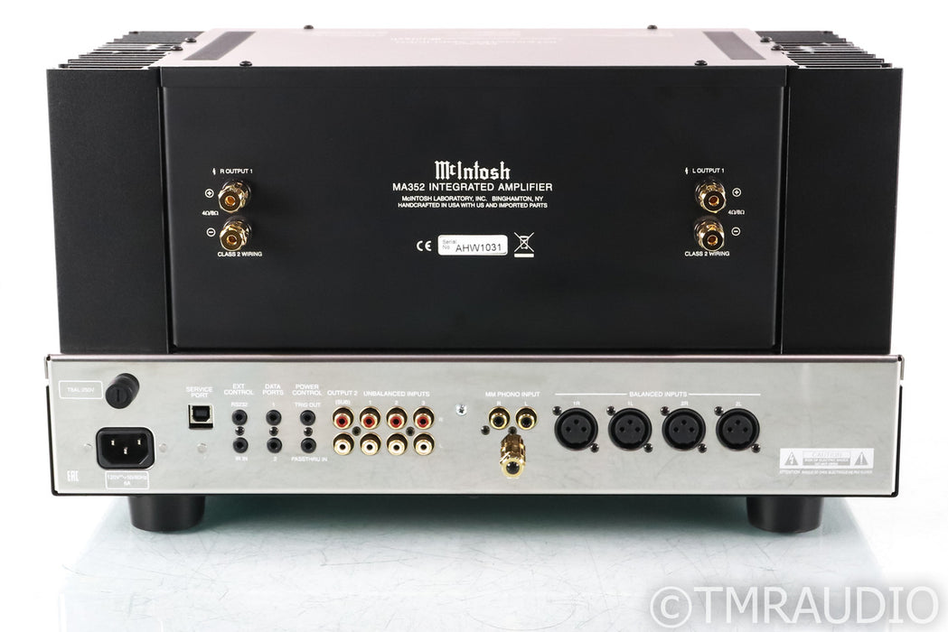 McIntosh MA352 Stereo Tube Hybrid Integrated Amplifier; MA-352; MM Phono; Remote; MA-352; MM Phono; Remote