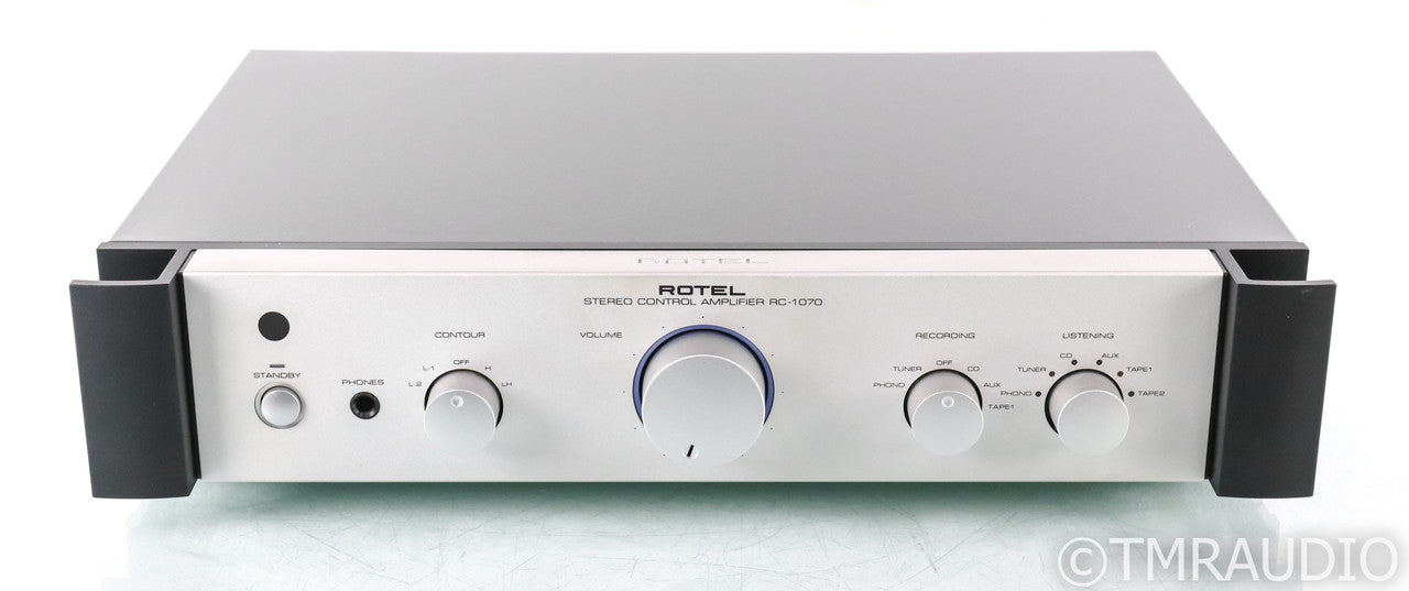 Rotel RC-1070 Stereo Preamplifier; Remote; MM Phono; Silver; RC1070
