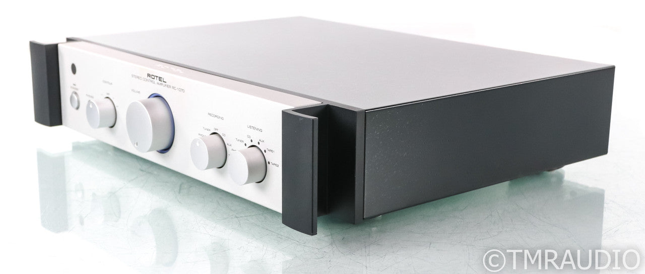 Rotel RC-1070 Stereo Preamplifier; Remote; MM Phono; Silver; RC1070