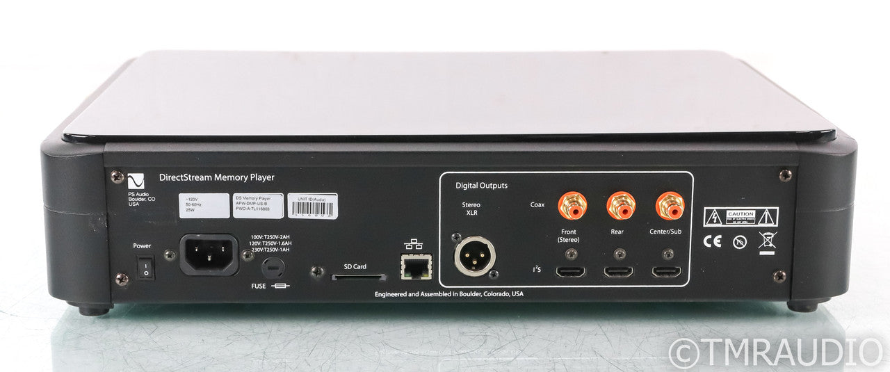 PS Audio Direct Stream Memory CD / SACD Transport; Black; Remote; Black; Remote