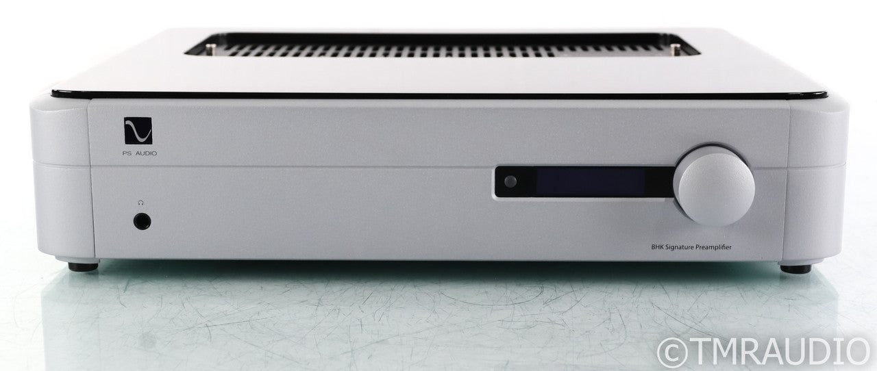 PS Audio BHK Signature Stereo Tube Hybrid Preamplifier; Silver; Remote (Used)