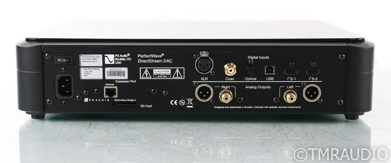 PS Audio PerfectWave DirectStream DAC; D/A Converter; DSD; Black; Bridge II; D/A Converter; DSD; Black; Bridge II