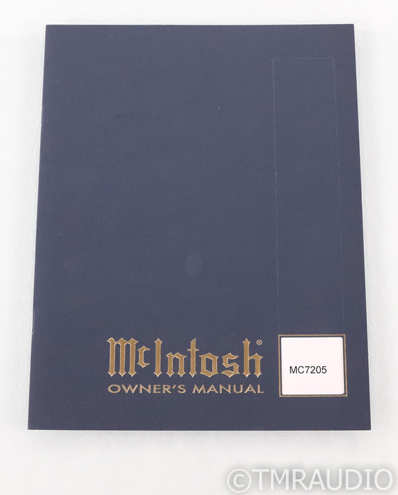 McIntosh MC7205 Five Channel Power Amplifier; MC-7205; MC-7205