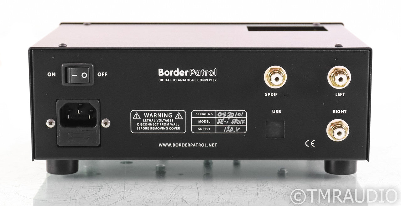 Border Patrol SE-i SPDIF Tube Hybrid DAC; D/A Converter; Black; D/A Converter; Black