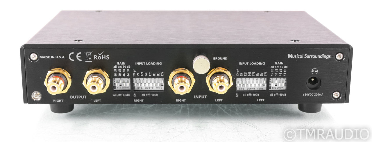 Musical Surroundings Phonomena II+ MM / MC Phono Preamplifier; Black; Black