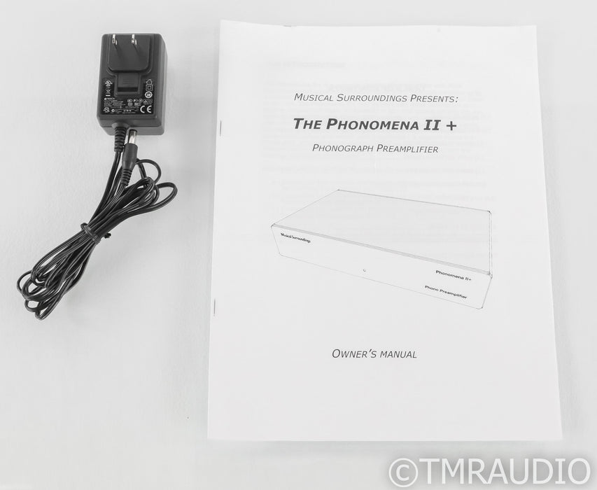 Musical Surroundings Phonomena II+ MM / MC Phono Preamplifier; Black; Black