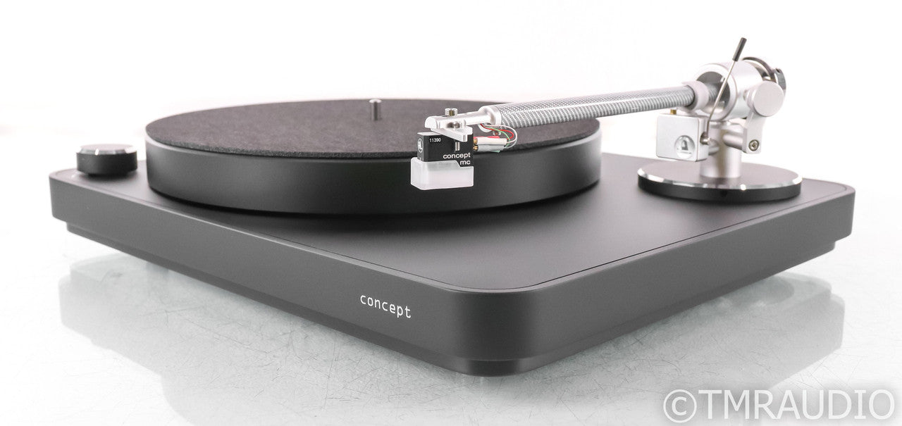 Clearaudio Concept Belt-Drive Turntable; Satisfy Carbon; Concept MC Cartridge
