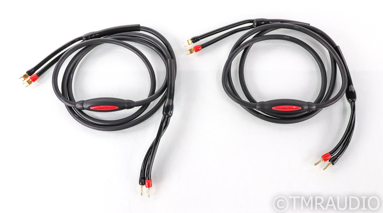 Transparent Audio Musicwave Speaker Cables; 2.4m Pair; 2.4m Pair