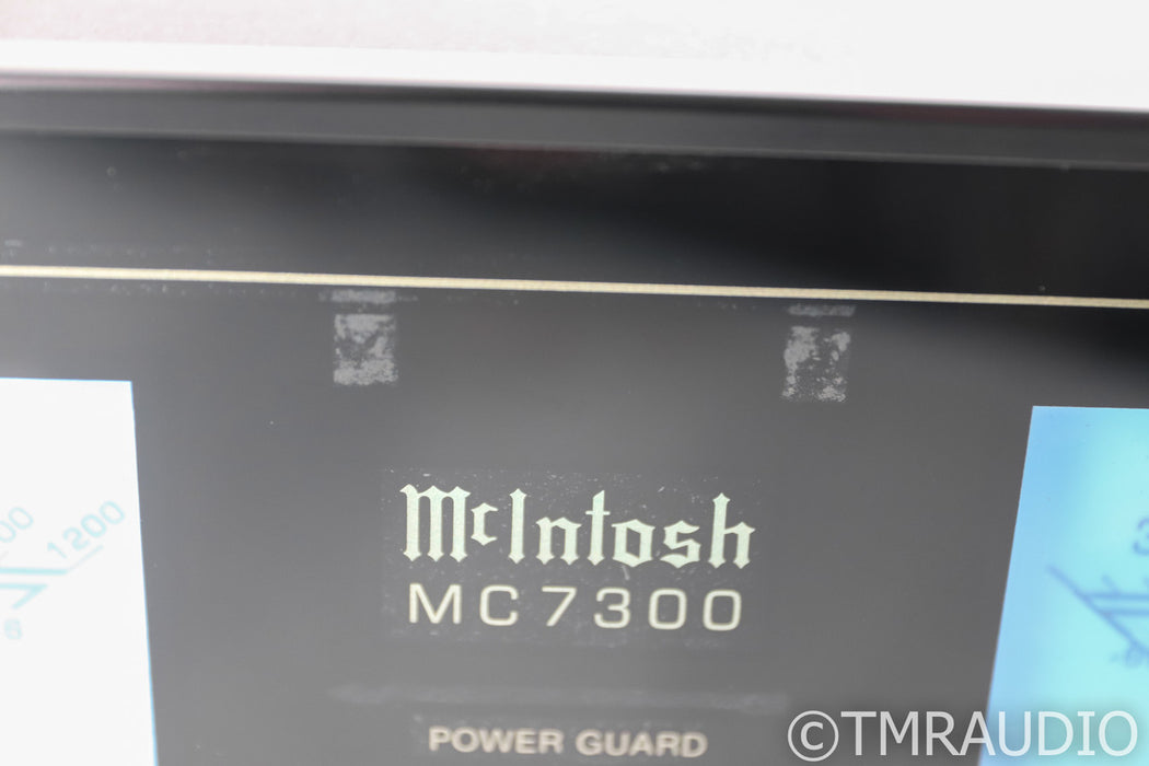 McIntosh MC7300 Stereo Power Amplifier; MC-7300; Early Production; MC-7300; Early Production