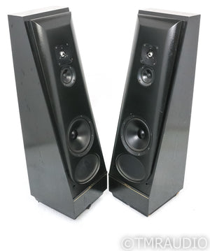 Thiel CS2 2 Floorstanding Speakers; CS 2.2; Black Ash Pair; AS-IS (Bad Surrounds)