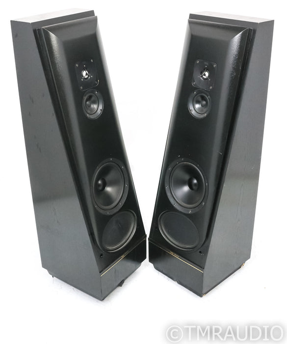 Thiel CS2 2 Floorstanding Speakers; CS 2.2; Black Ash Pair; AS-IS (Bad Surrounds)