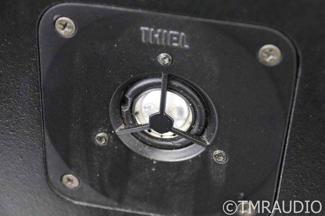 Thiel CS2 2 Floorstanding Speakers; CS 2.2; Black Ash Pair; AS-IS (Bad Surrounds)