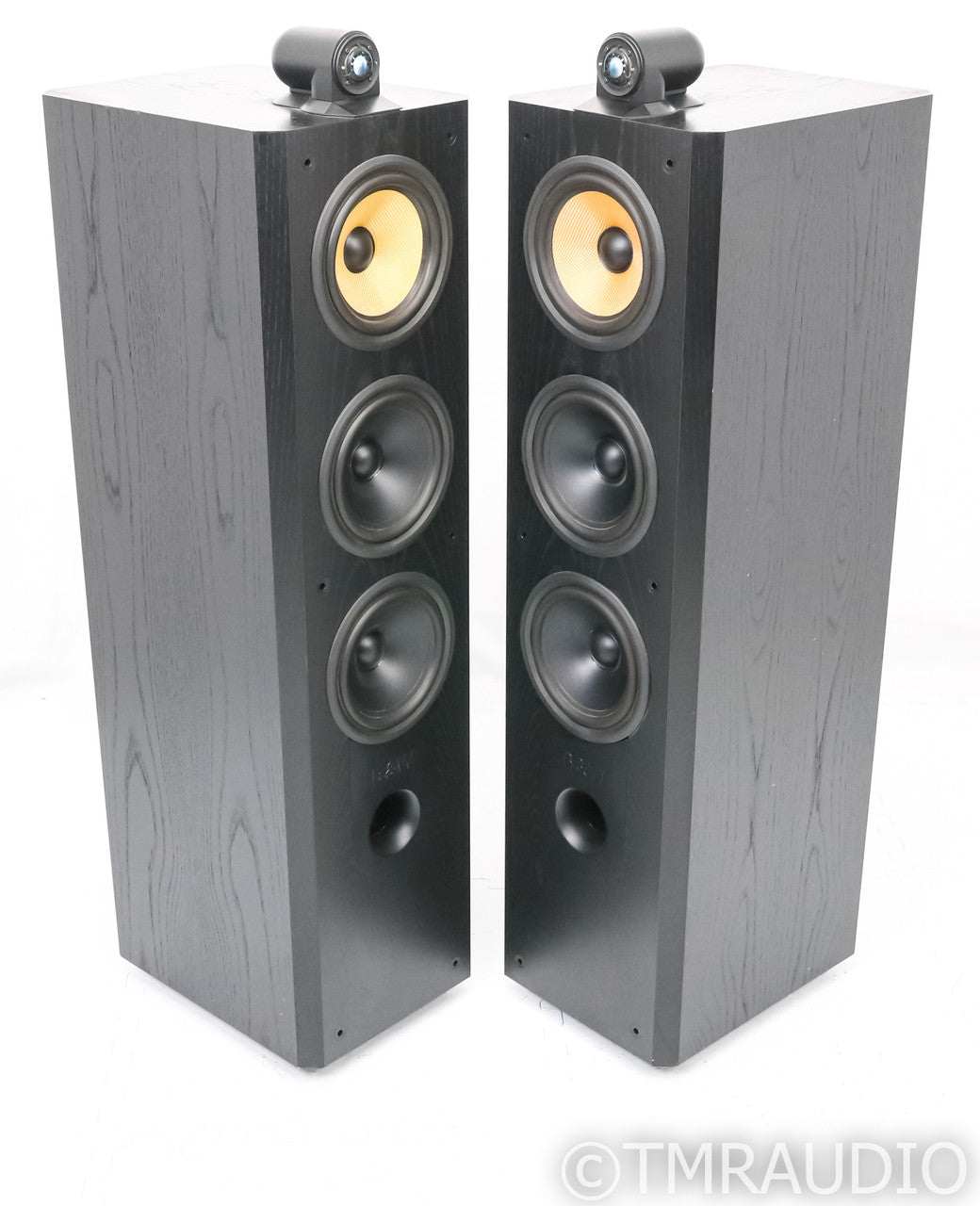 B&W Matrix 803 S2 Floorstanding Speakers; Series 2; Black Ash Pair