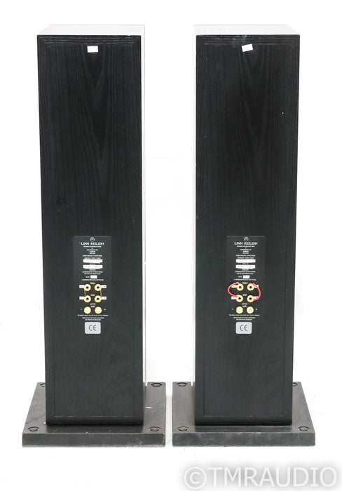 Linn Keilidh Floorstanding Speakers; Black Pair; Ku Stone Bases; Black Pair; Ku Stone Bases