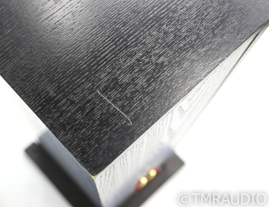 Linn Keilidh Floorstanding Speakers; Black Pair; Ku Stone Bases; Black Pair; Ku Stone Bases