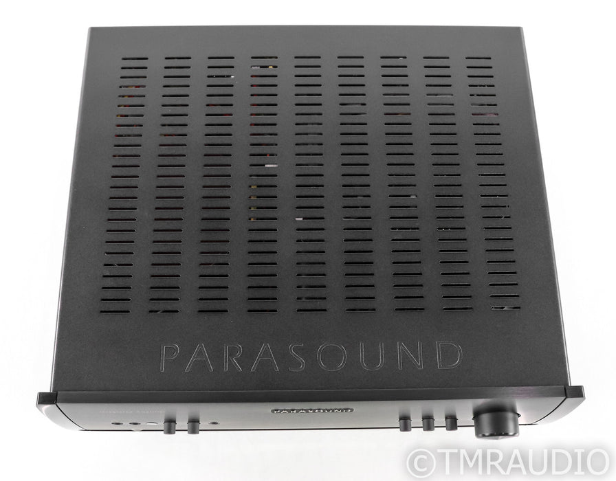 Parasound Halo 2.1 Stereo Integrated Amplifier; MM / MC Phono; Black; Remote; MM / MC Phono; Black; Remote